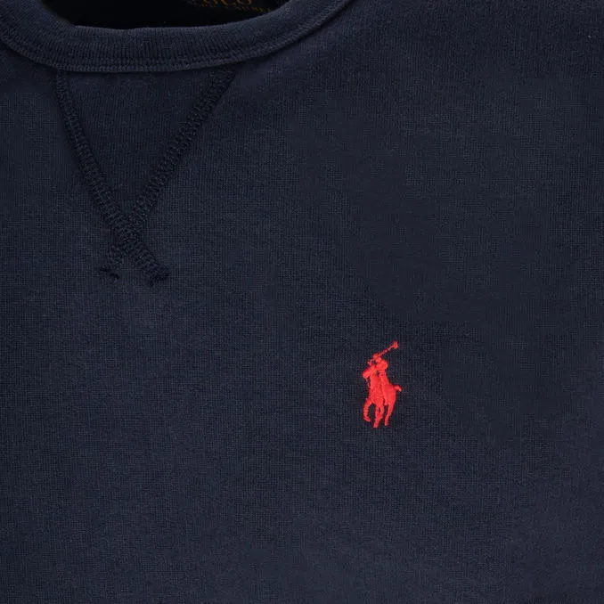 CREW NECK COTTON SWEATSHIRT Man Navy 