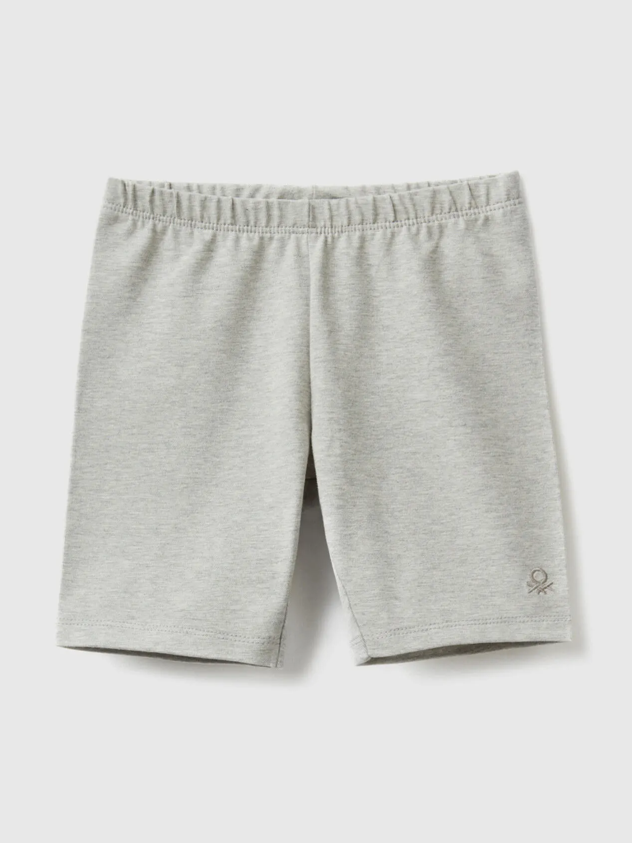 Cycling short leggings - Light Gray | Benetton