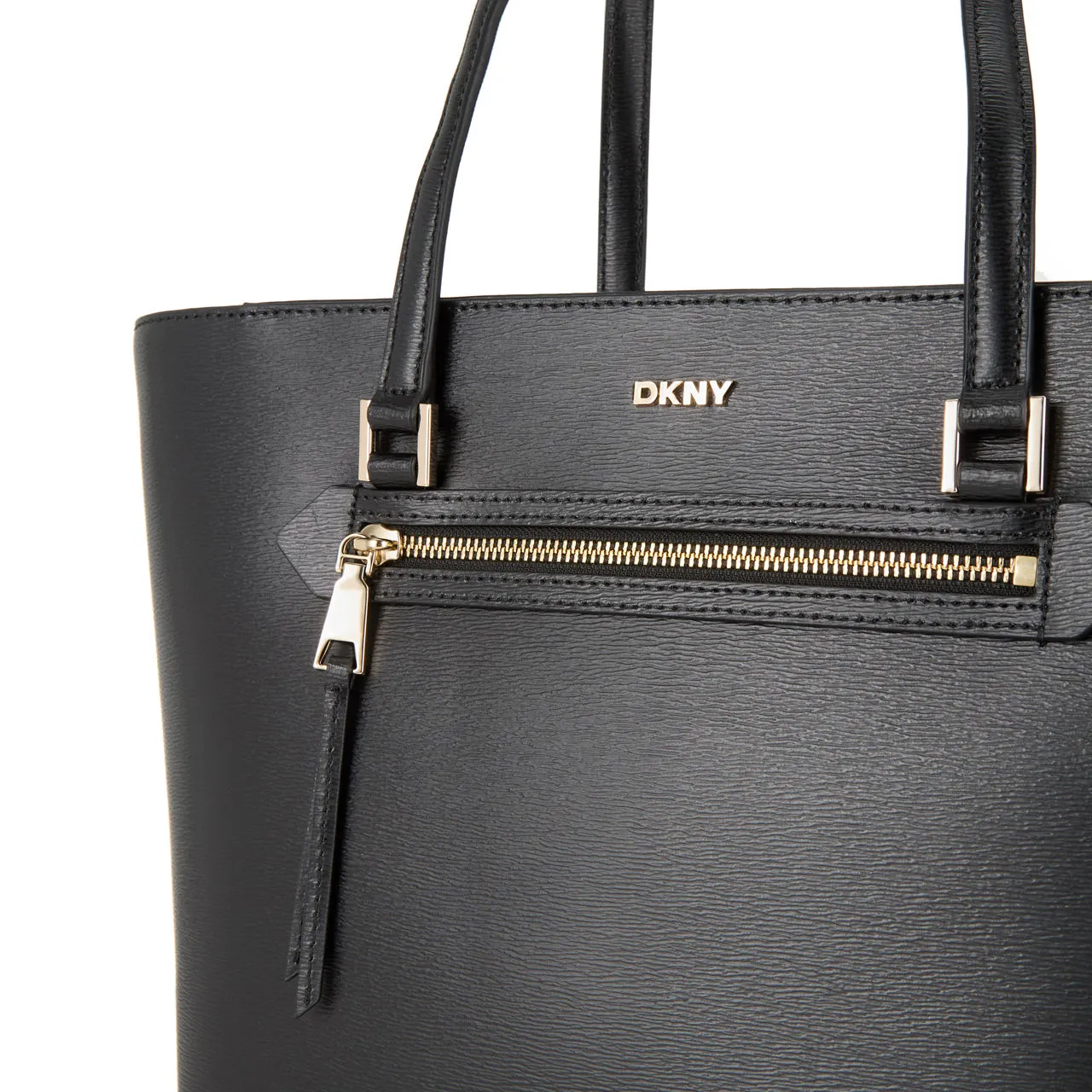 DKNY Bryant Logo Medium Tote Bag - Black