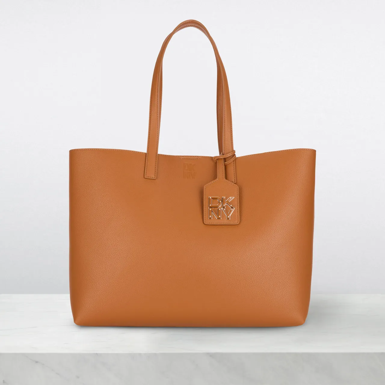 DKNY Slope Tote Bag - Cognac