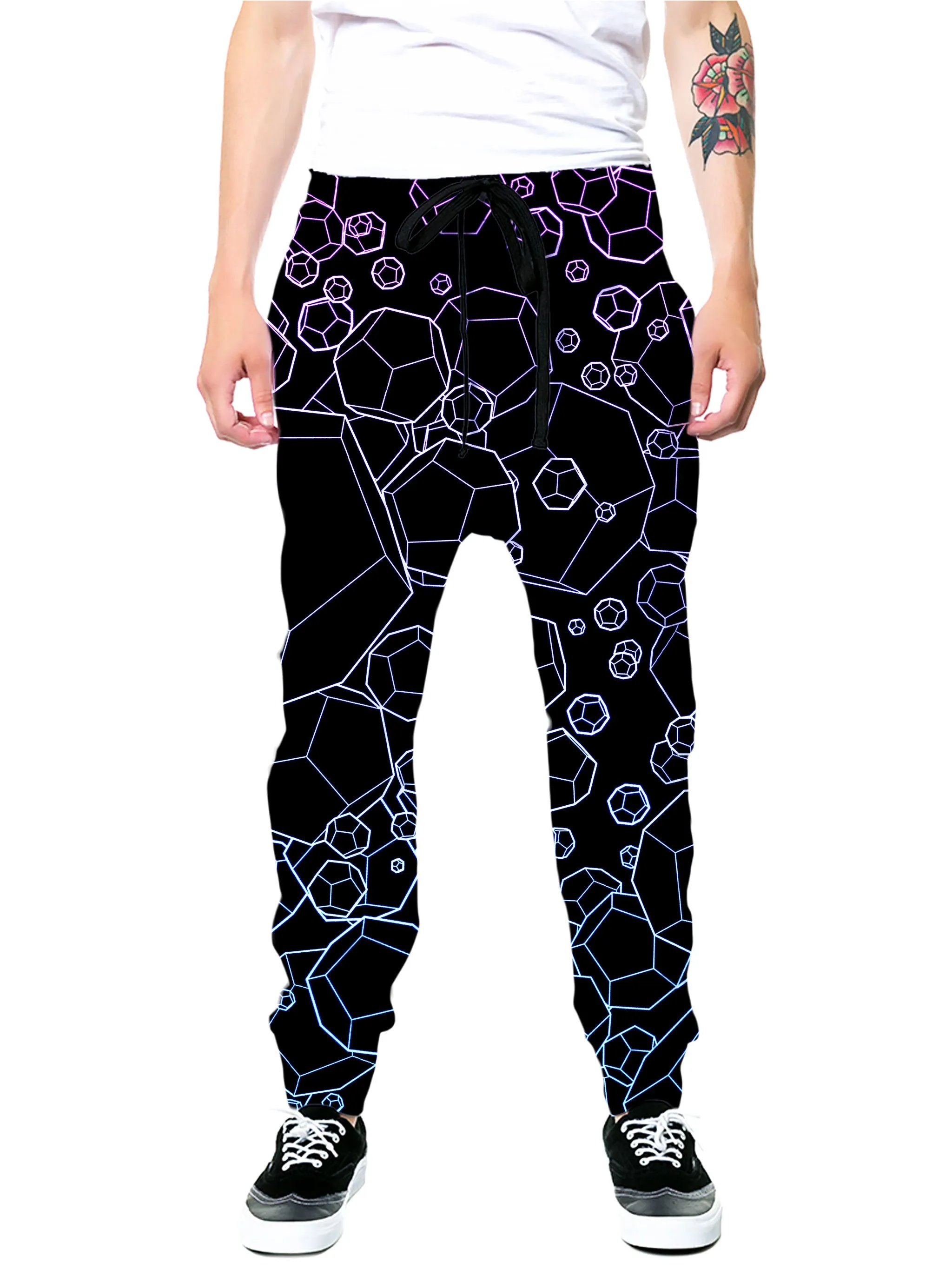 Dodecahedron Madness Cold Zip-Up Hoodie and Joggers Combo