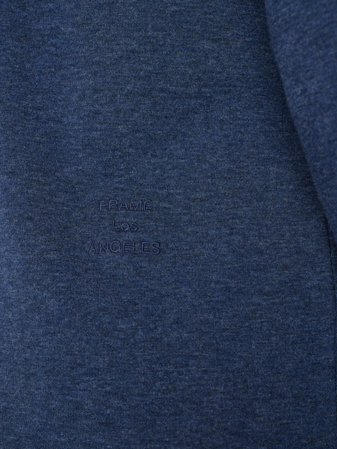 Duo Fold Long Sleeve Crew Top - Heather Midnight Navy