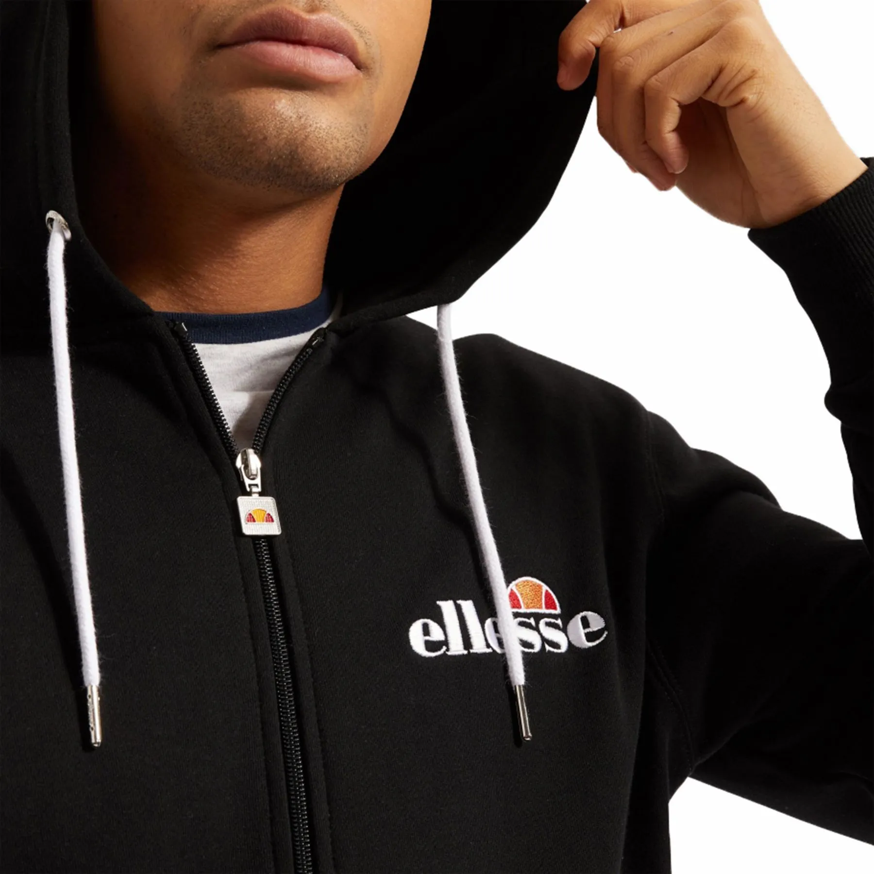 Ellesse Briero FZ Zip Hoodie Black