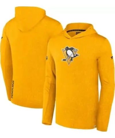 Fanatics Men's NHL Fanatics Pittsburgh Penguins Authentic Pro Lightweight Pullover Hoodie