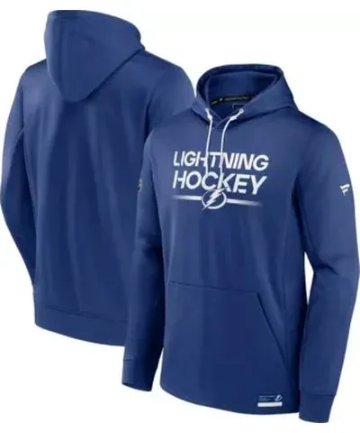 Fanatics Men's NHL Fanatics Tampa Bay Lightning Authentic Pro Pullover Hoodie