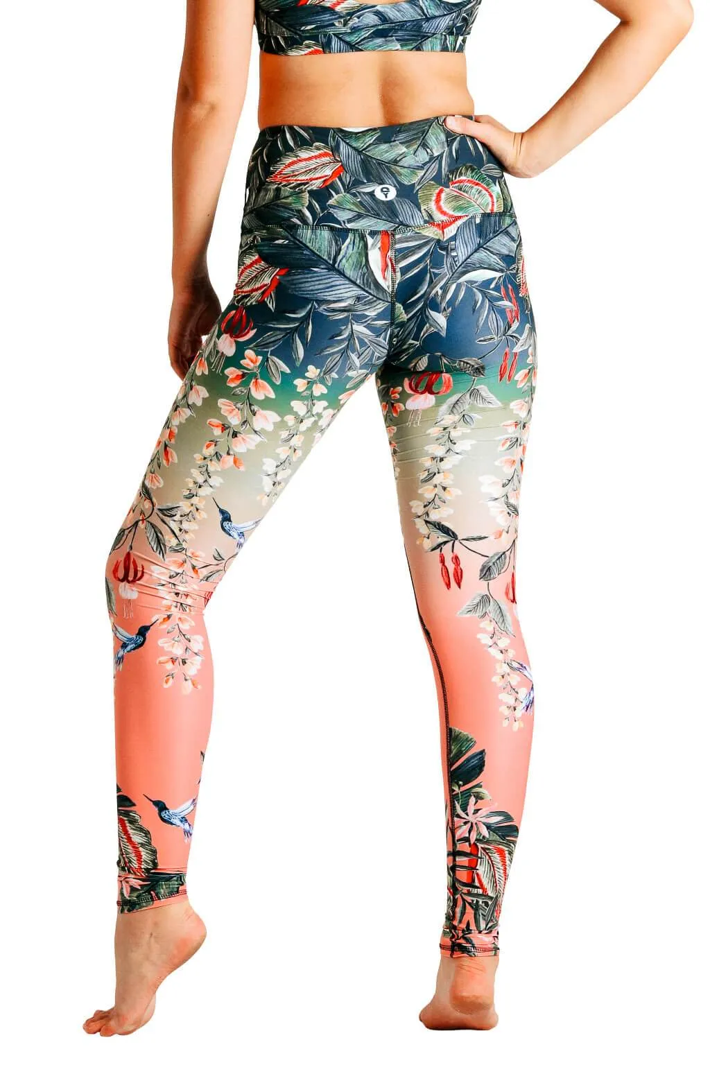 Feeling Ferntastic Printed Yoga Leggings