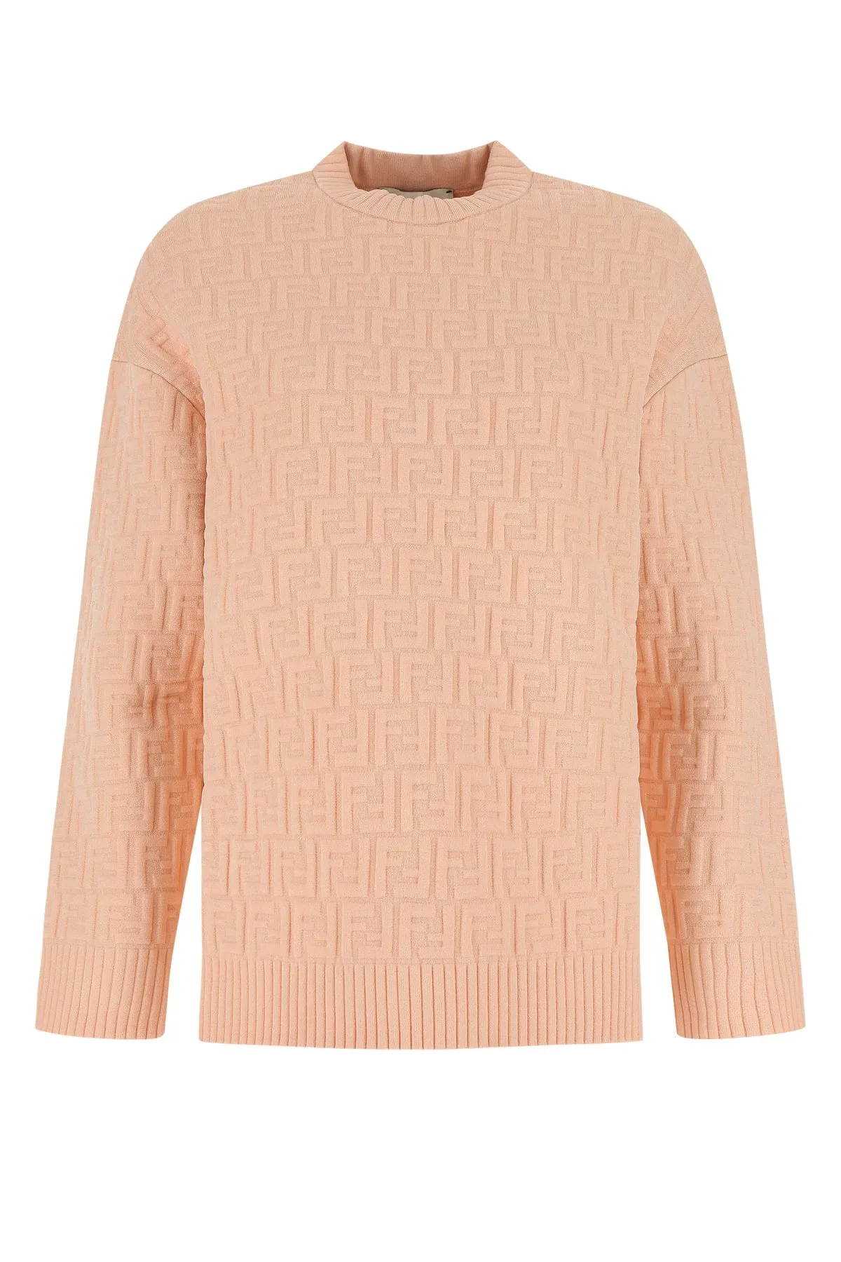 Fendi All-Over FF Motif Embossed Pullover