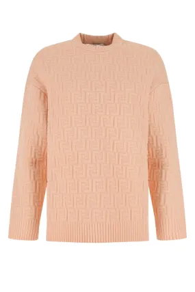 Fendi All-Over FF Motif Embossed Pullover