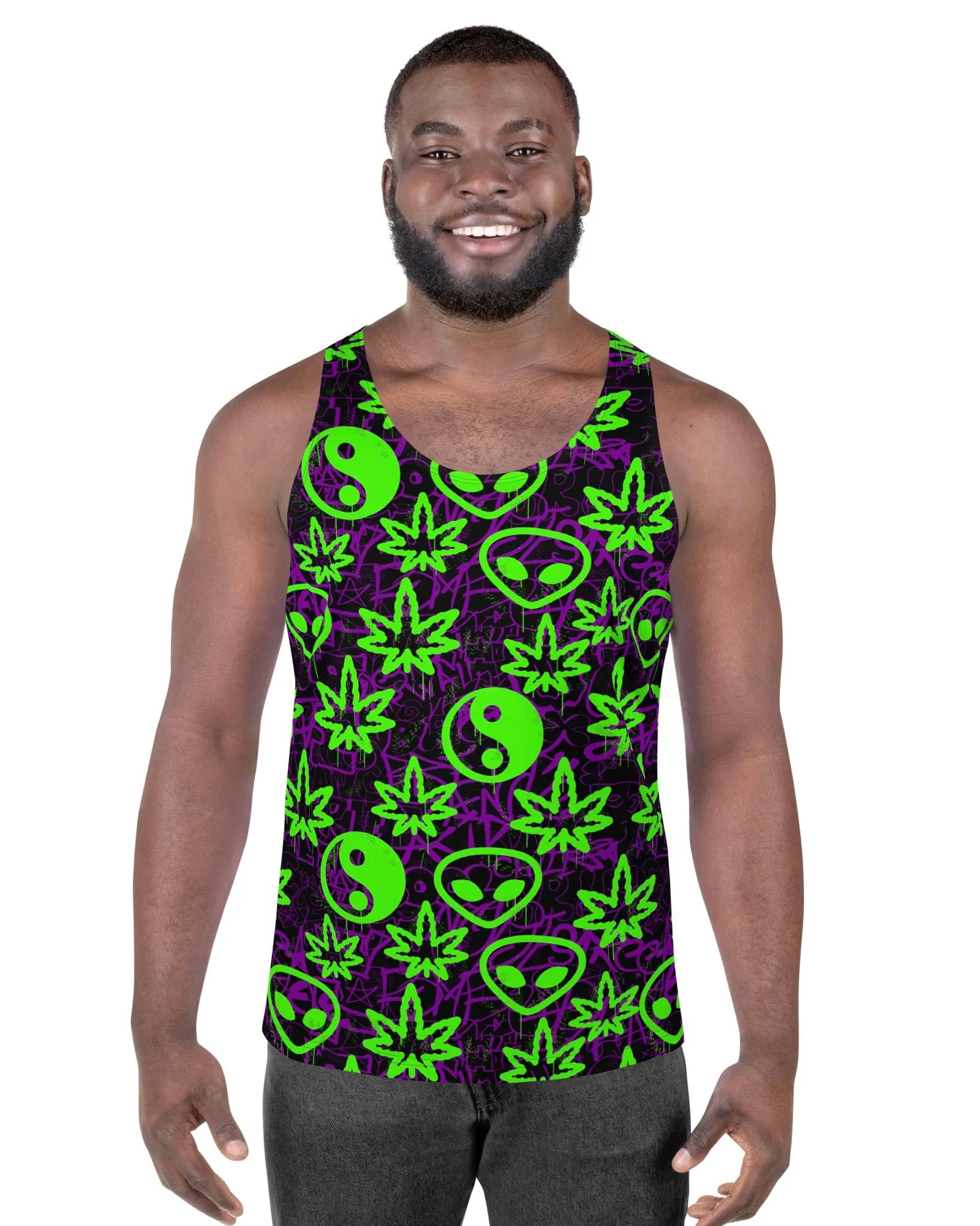 Ganja Graffiti Tank Top