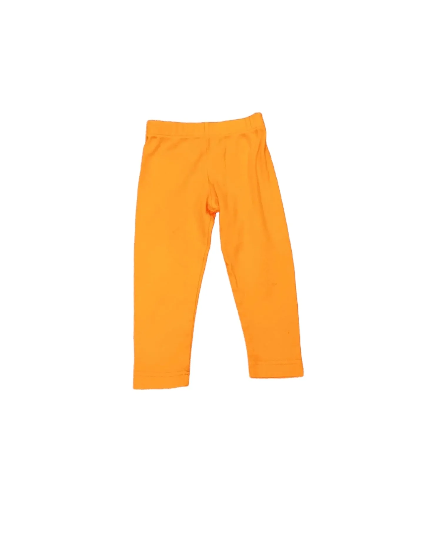 Girls Orange Leggings 3T