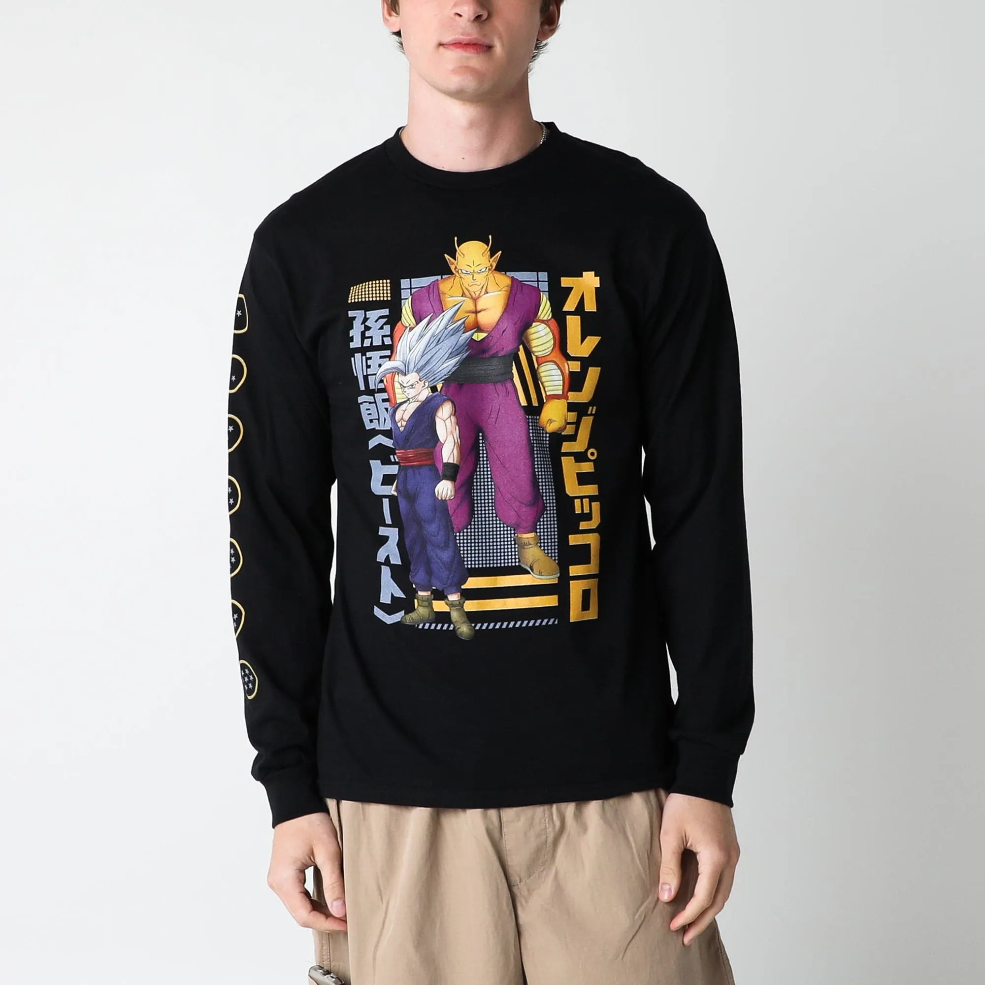 Gohan & Piccolo Black Long Sleeve Tee