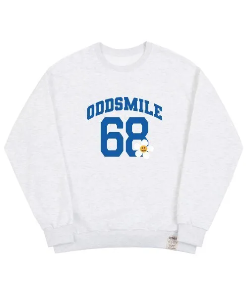 GRAVER  |[GRAVER]★ODDSMILE 68 FLOWER SMILE SWEATSHIRT