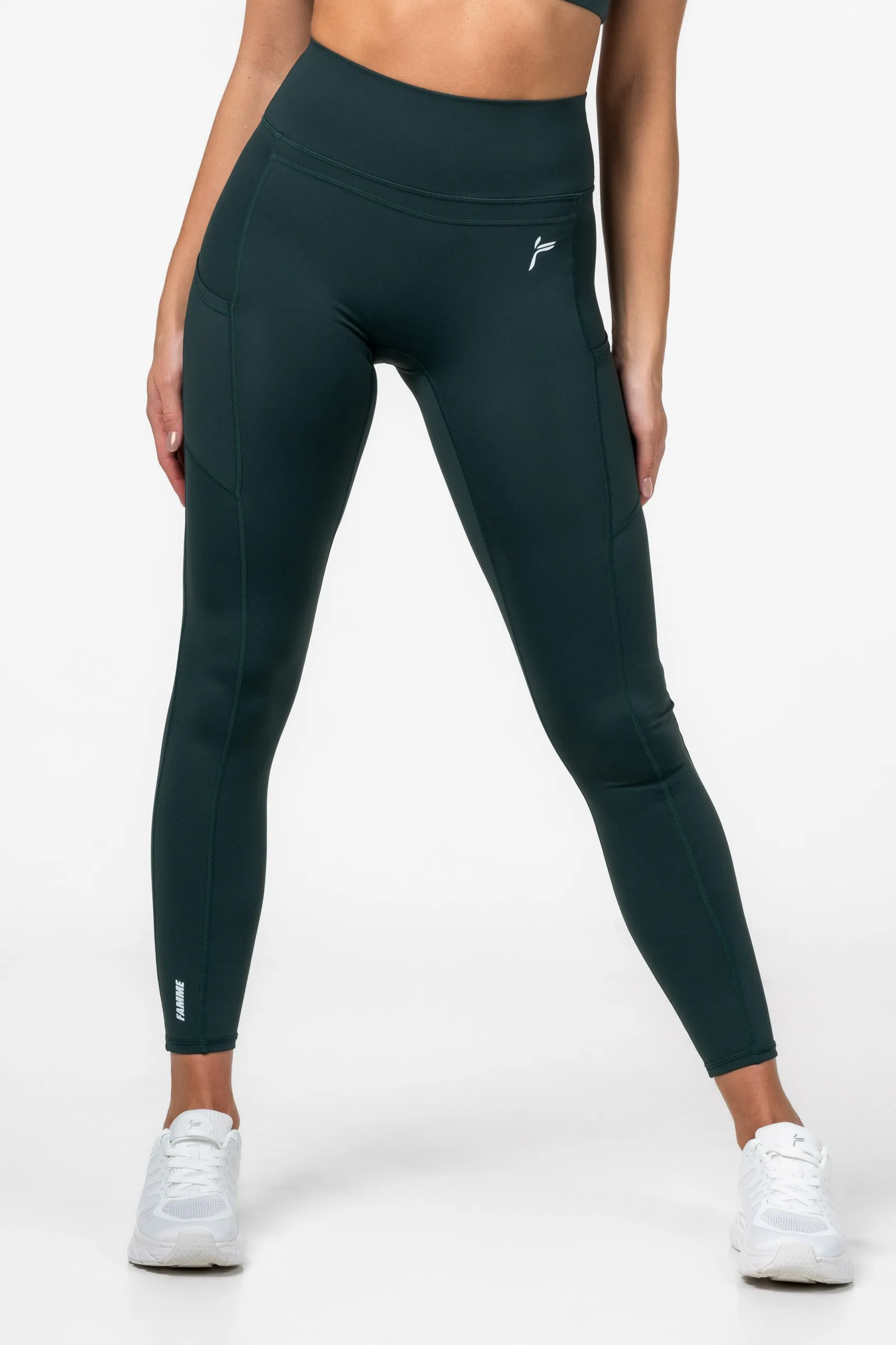 Green Techna Leggings