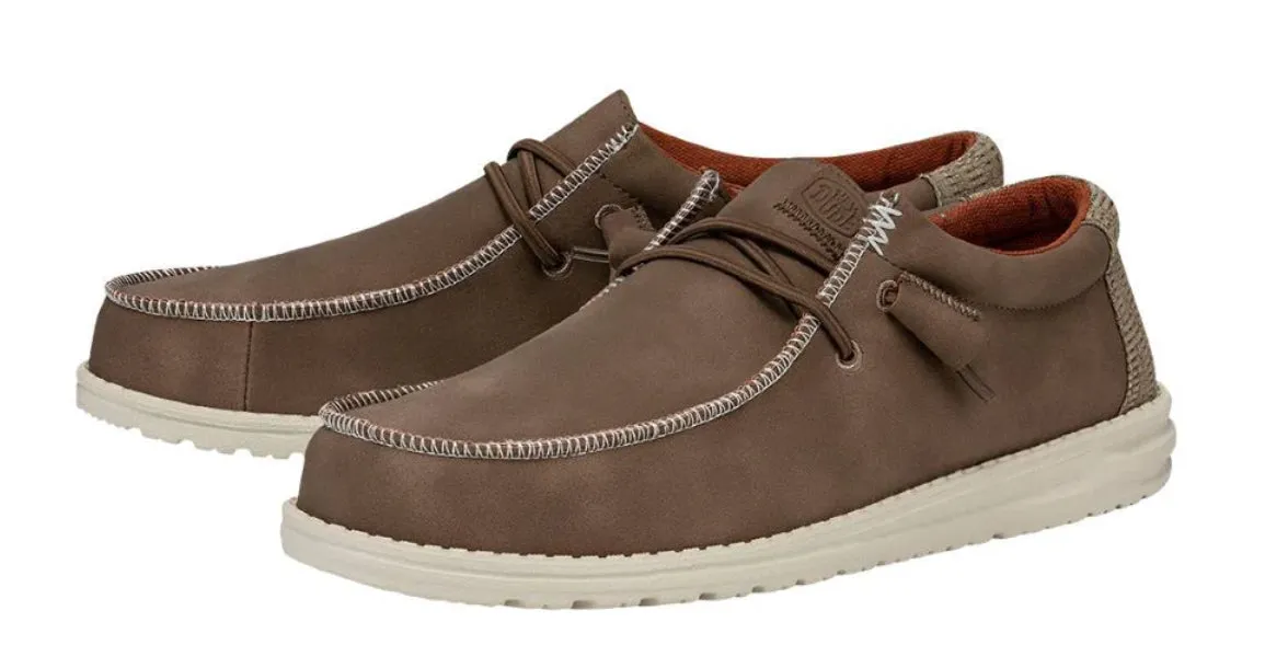 Hey Dude Wally Fabricated Leather Tan