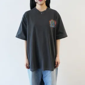 IONSEOUL  |Crew Neck Unisex Street Style Cotton Short Sleeves Oversized