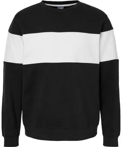 J. America Varsity Fleece Crewneck Sweatshirt