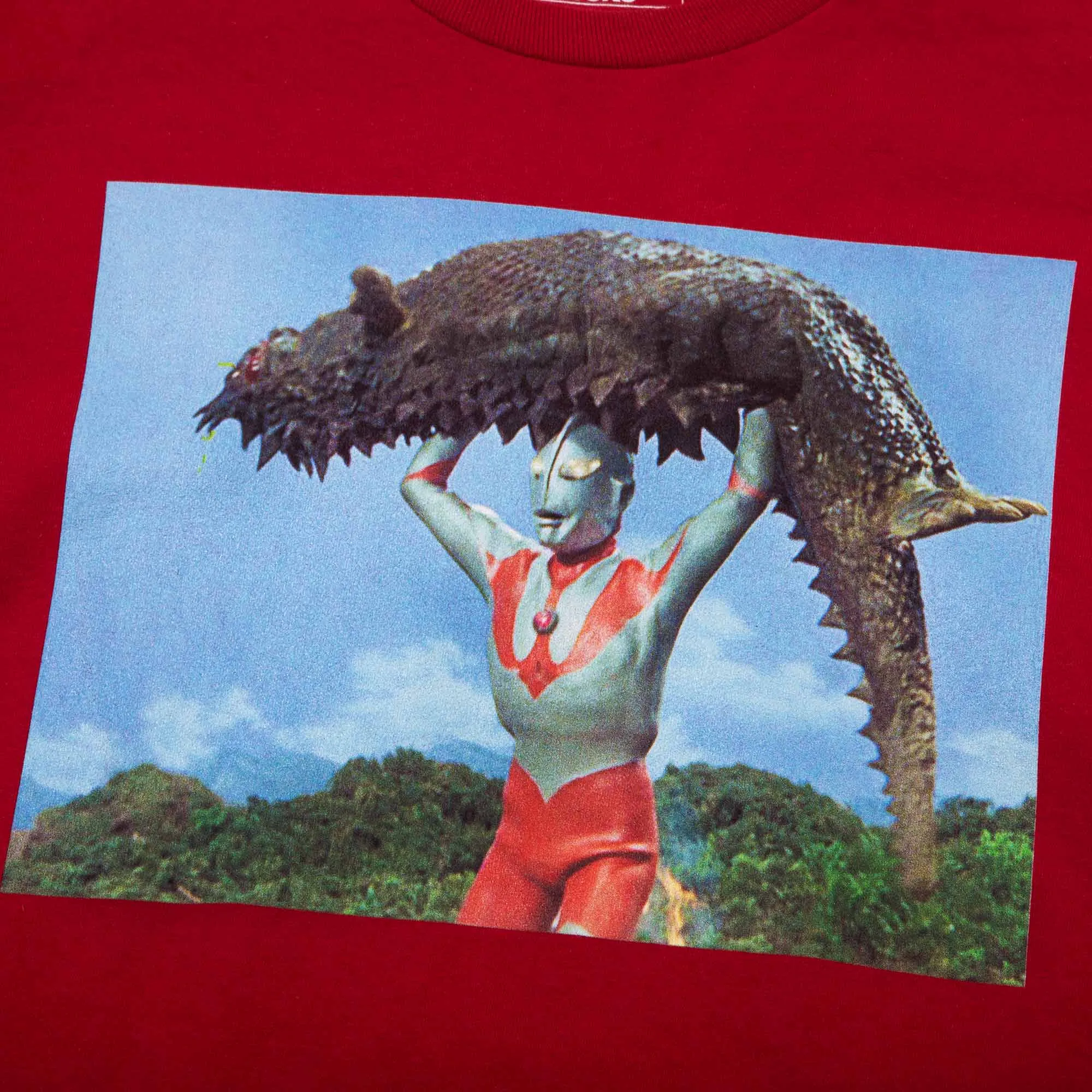 Kaiju Fighting Ultraman Red Long Sleeve