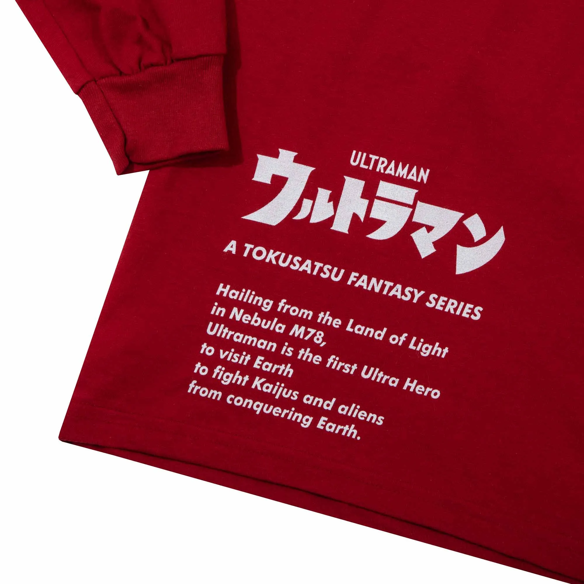 Kaiju Fighting Ultraman Red Long Sleeve