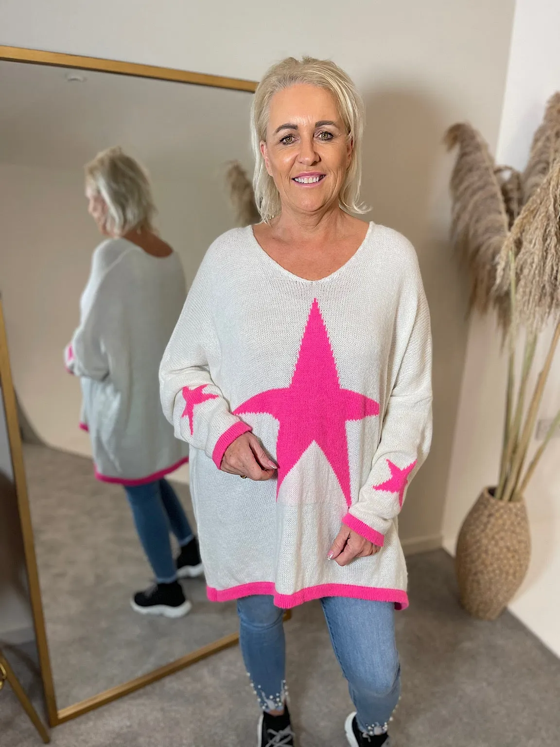 Knitted Star Jumper Montana