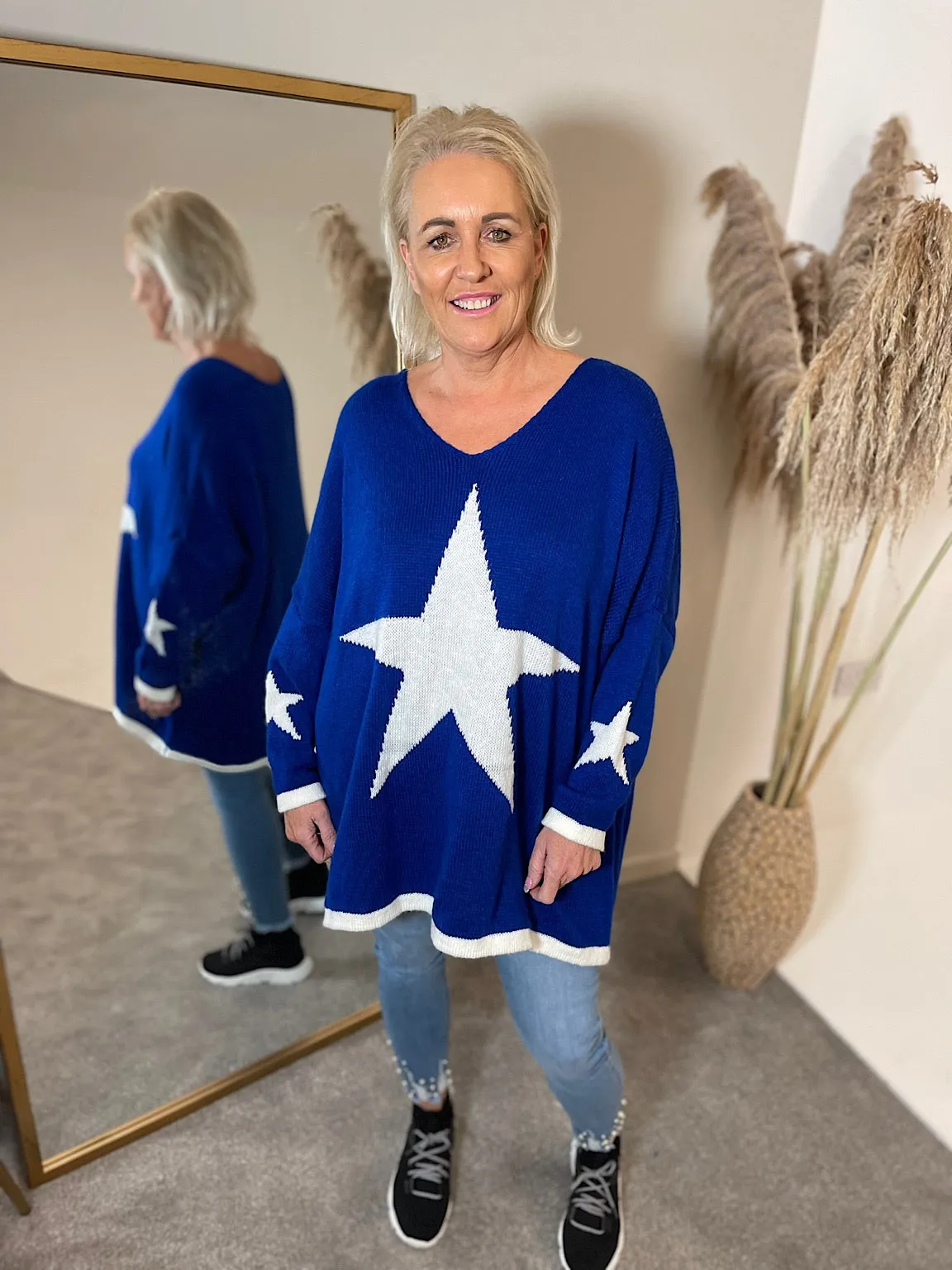 Knitted Star Jumper Montana