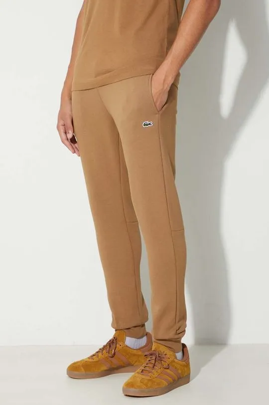 Lacoste joggers men's brown color