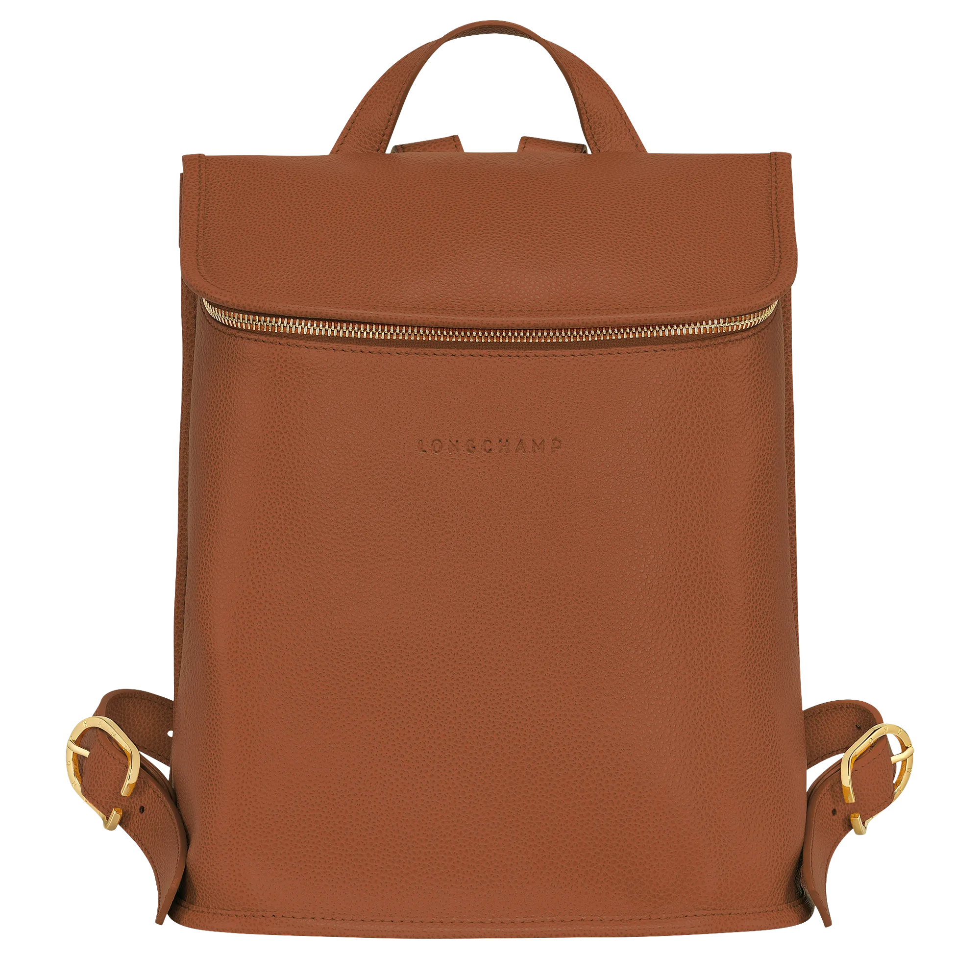 Le Foulonné Backpack Caramel - Leather