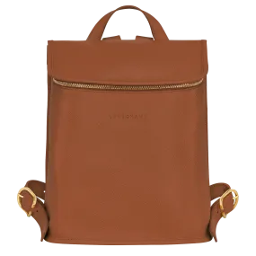 Le Foulonné Backpack Caramel - Leather