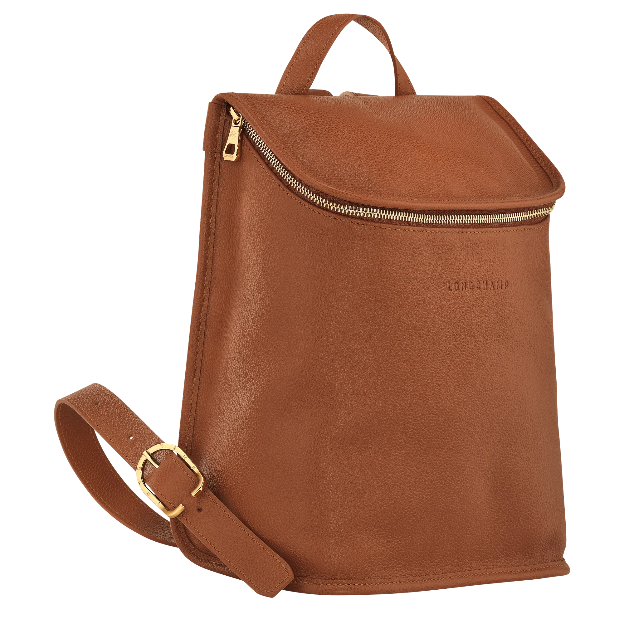 Le Foulonné Backpack Caramel - Leather