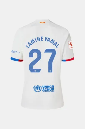 LFP  FC Barcelona away shirt 23/24 “ Junior  - LAMINE YAMAL