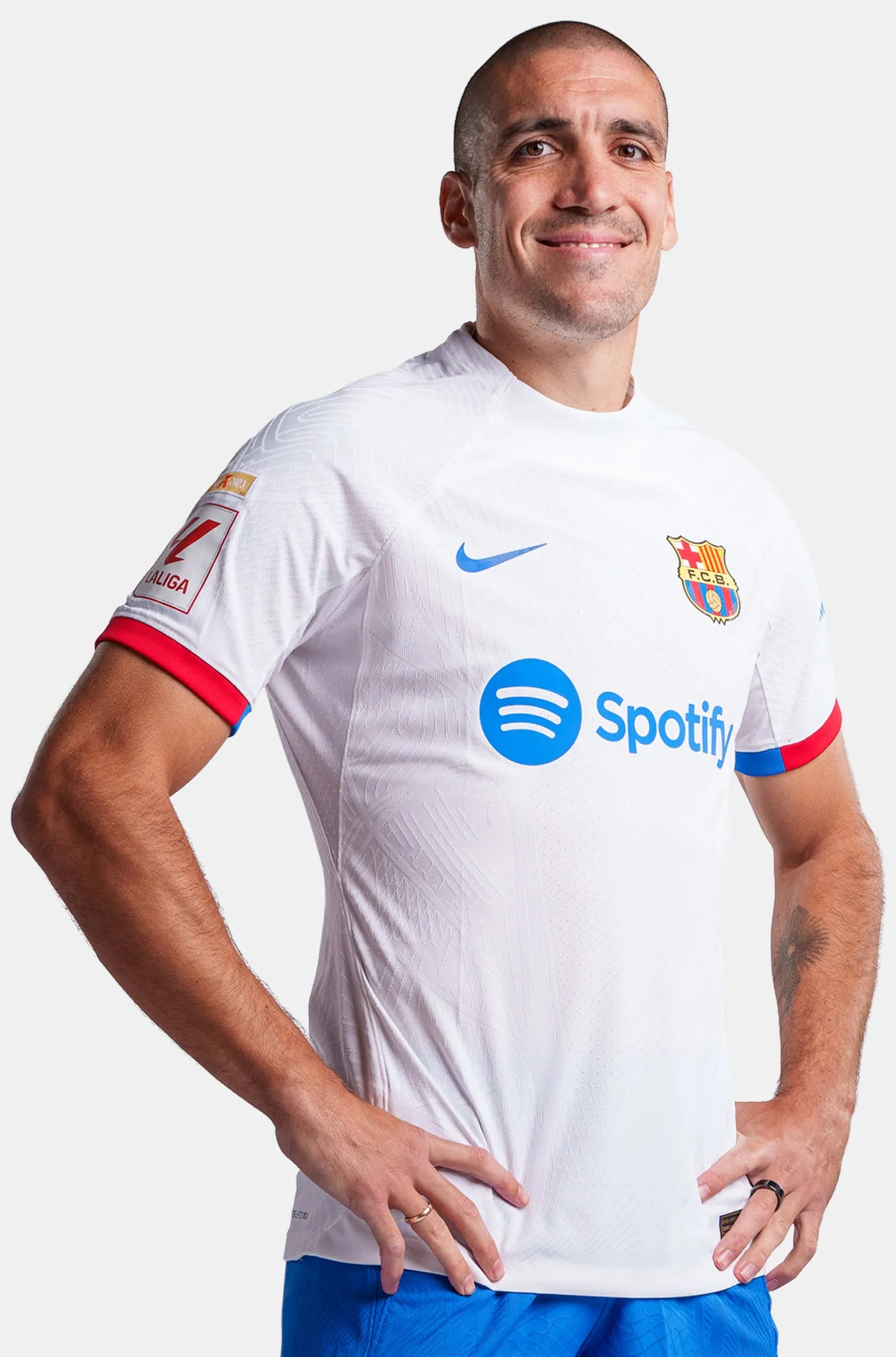 LFP FC Barcelona away shirt 23/24 Player’s Edition  - ROMEU