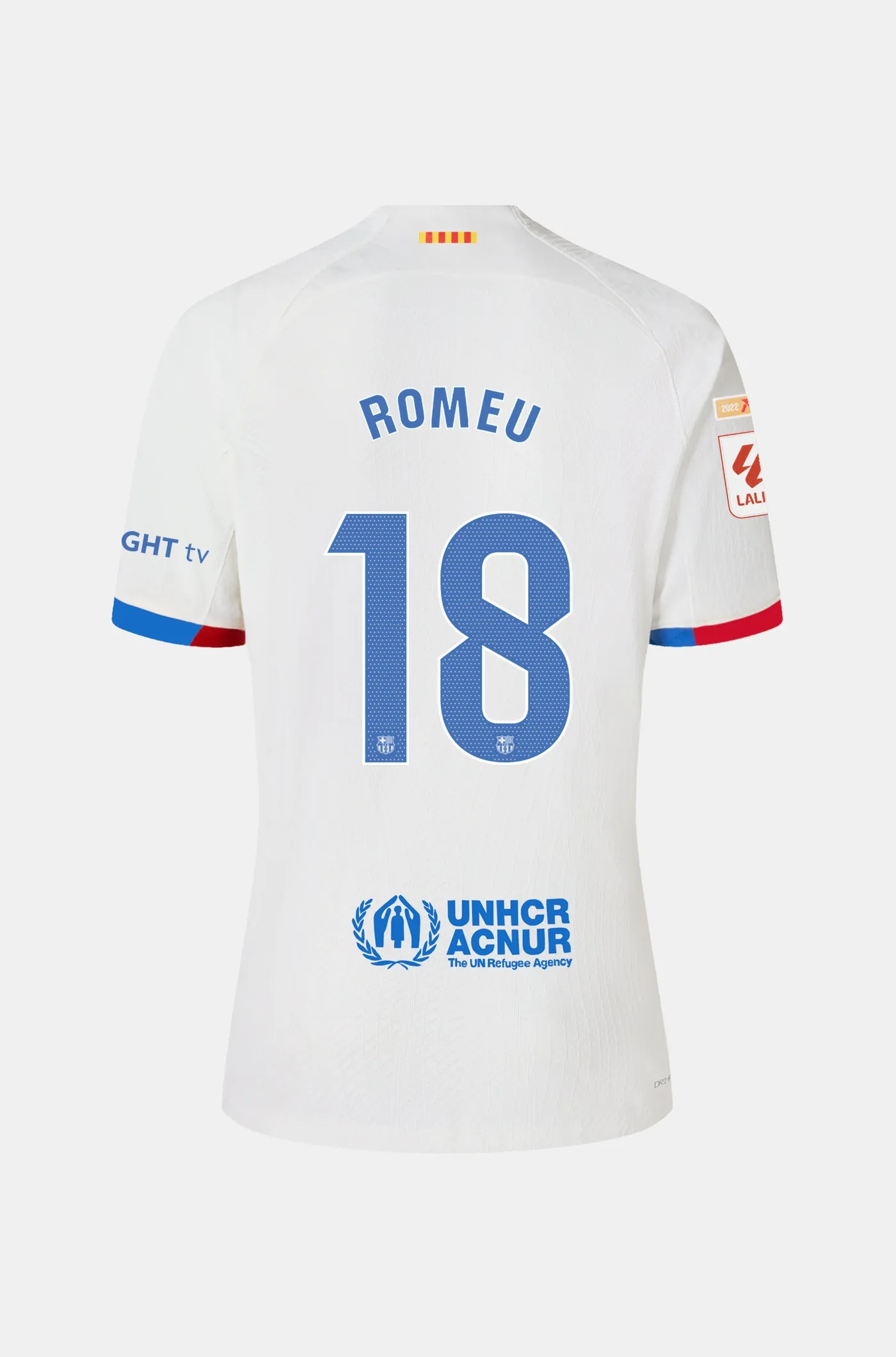 LFP FC Barcelona away shirt 23/24 Player’s Edition  - ROMEU