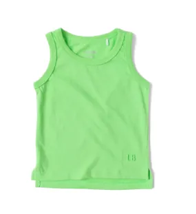 Little Bipsy - Elevated Tank Top in Electric Green