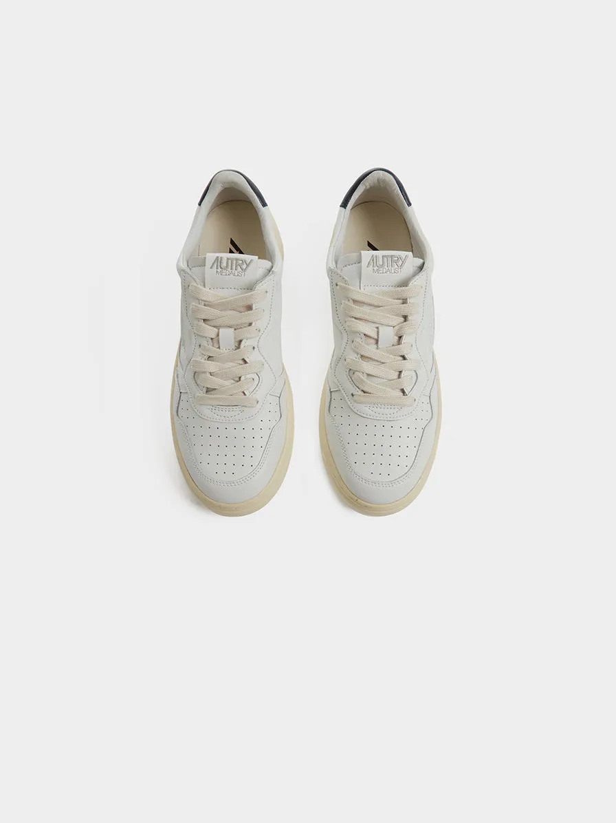 M Medalist Low Leather, Leat / Leat White