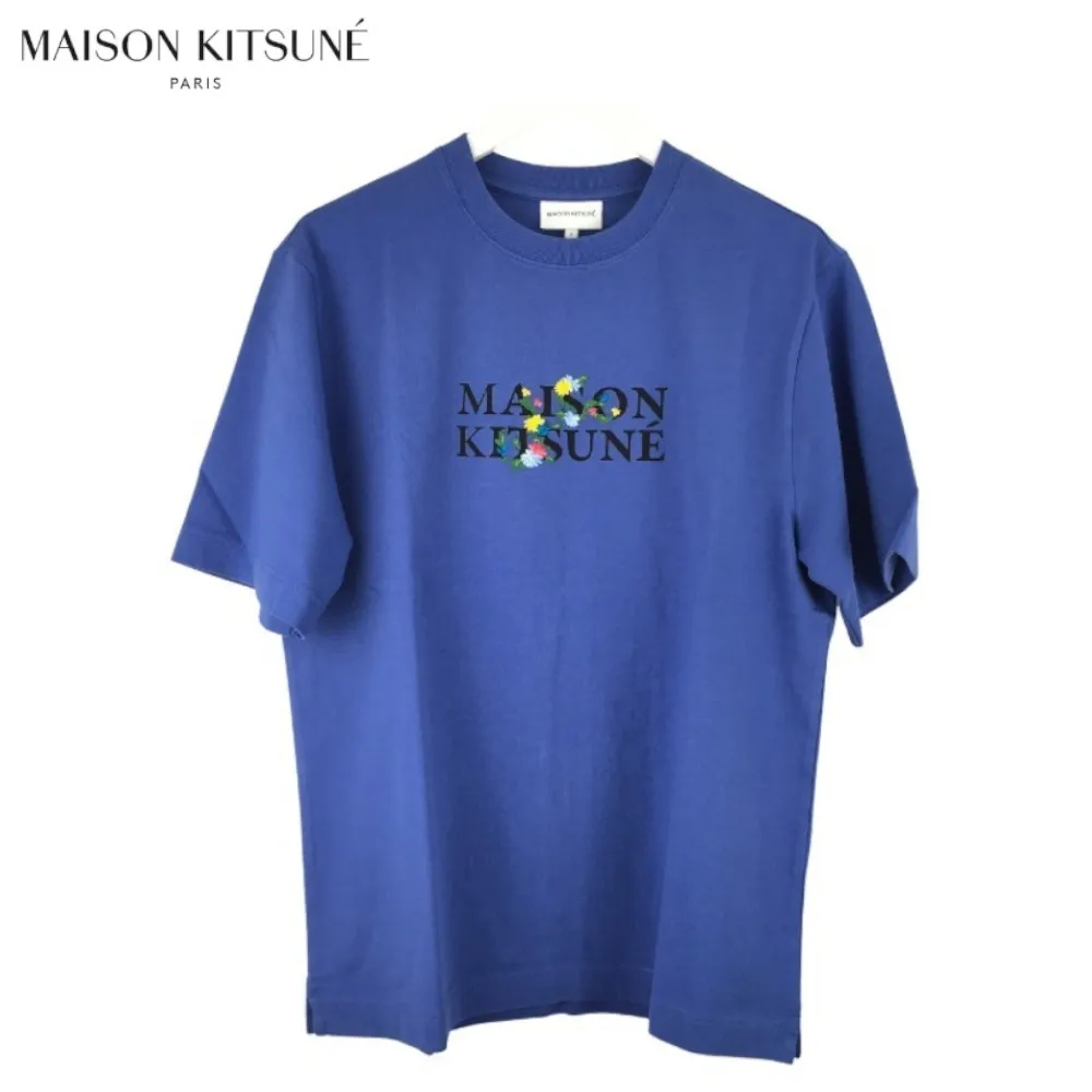 MAISON KITSUNE  |Crew Neck Unisex Street Style Plain Cotton Short Sleeves