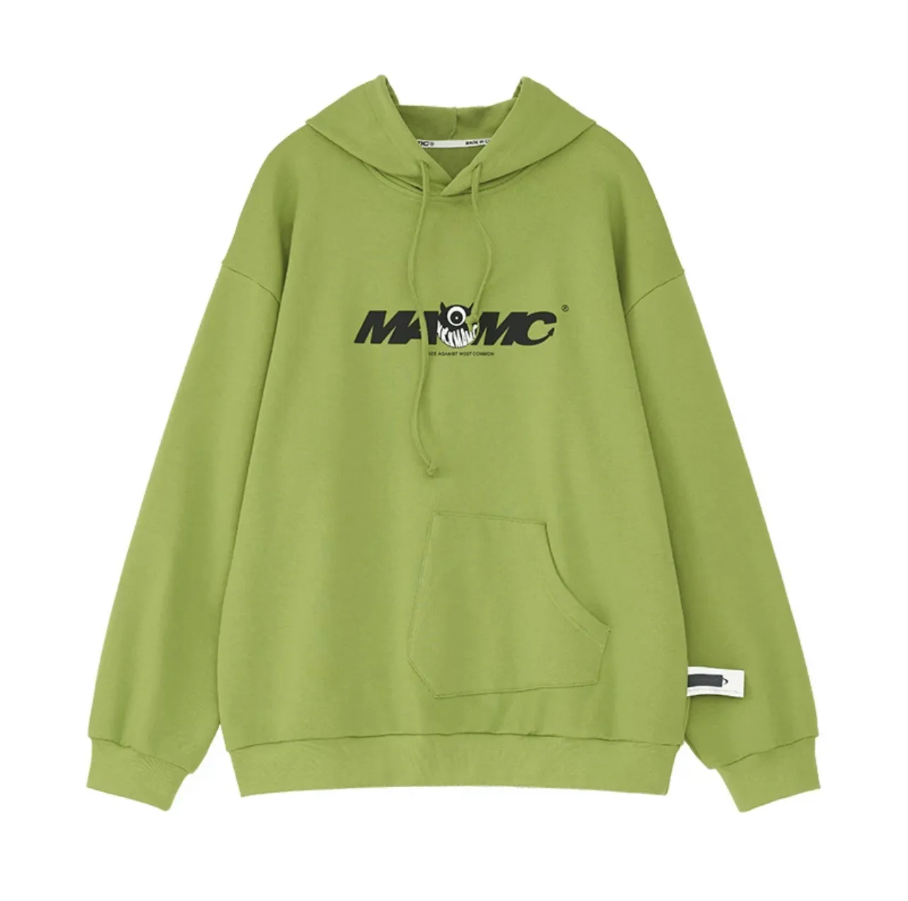 MAMC  |Unisex Street Style Long Sleeves Oversized Logo Sweatshirts