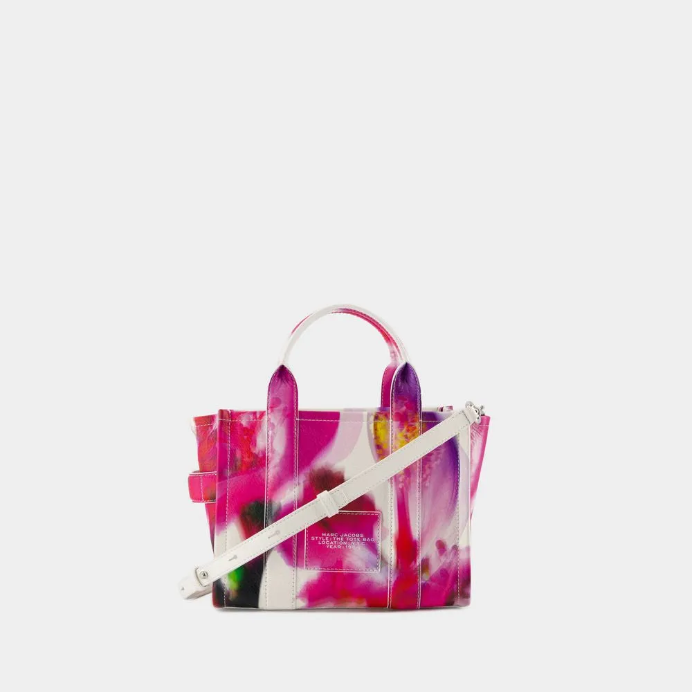 MARC JACOBS The Future Floral Mini Leather Tote