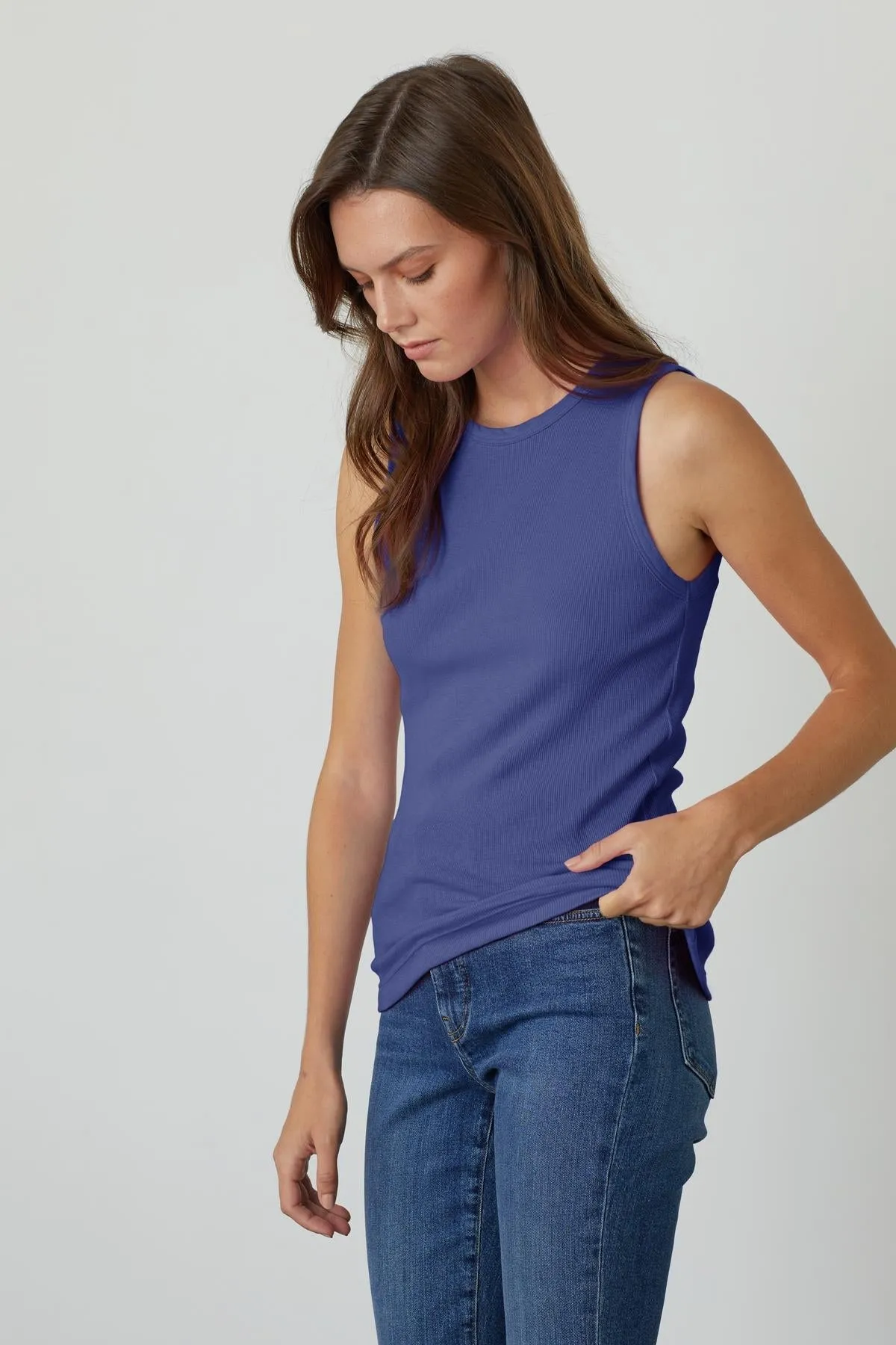 MAXIE RIBBED TANK TOP