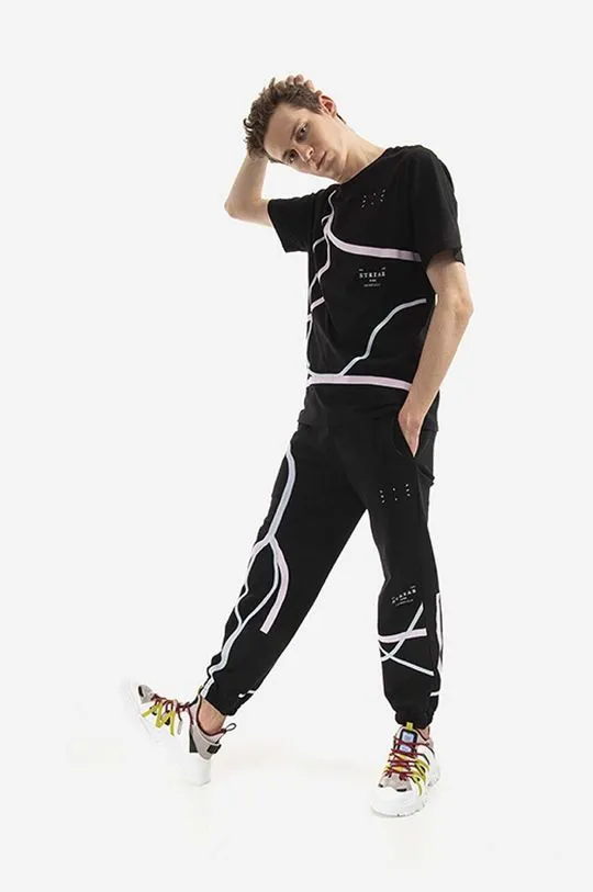 MCQ cotton joggers Taped black color