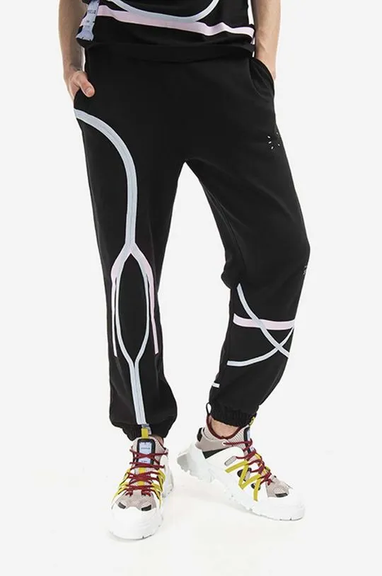 MCQ cotton joggers Taped black color