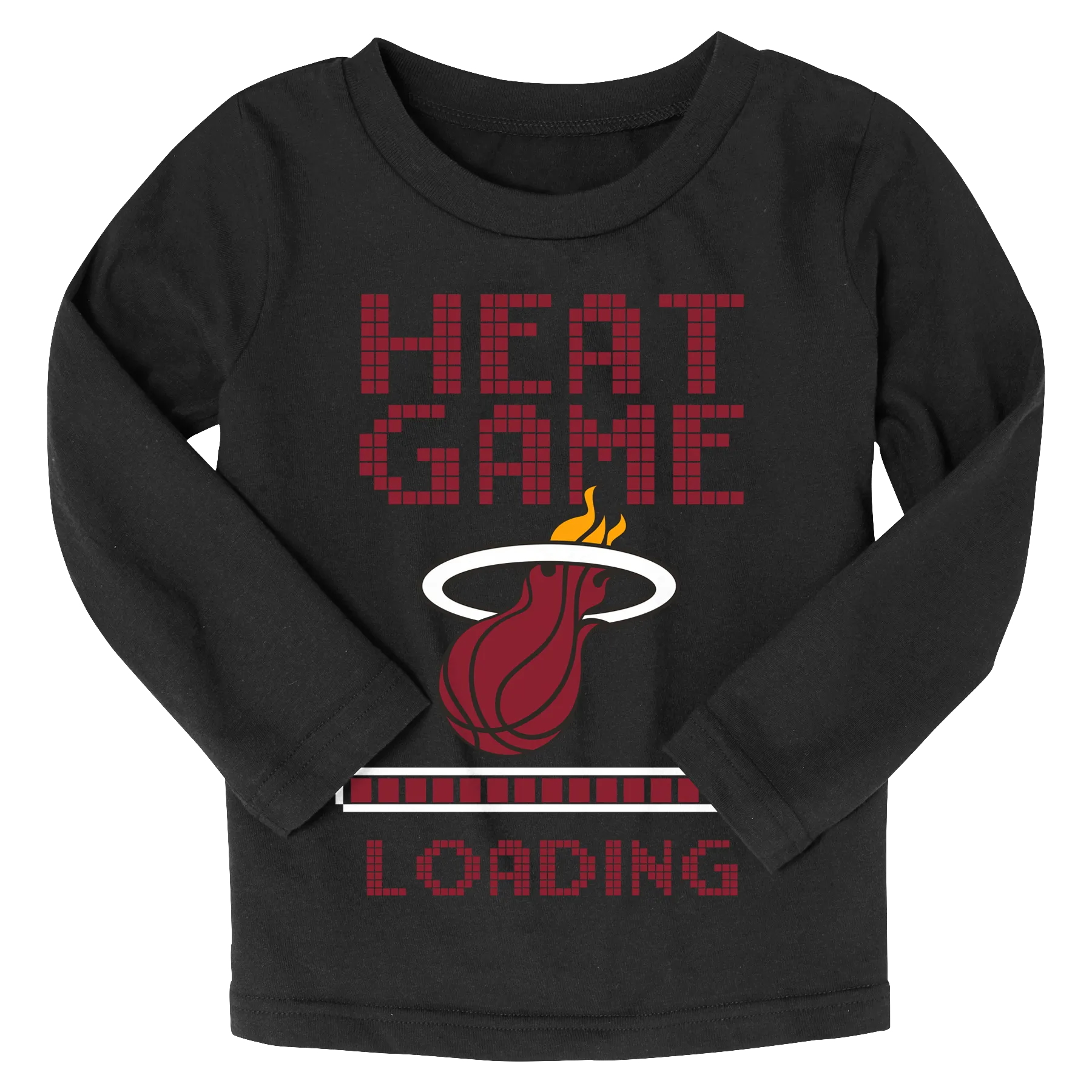 Miami HEAT Loading Up  Long Sleeve Toddler Girl Tee