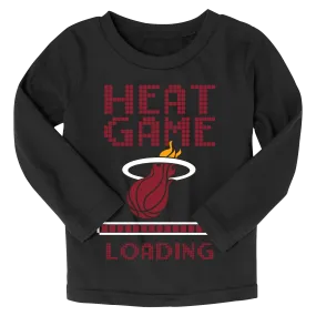 Miami HEAT Loading Up  Long Sleeve Toddler Girl Tee