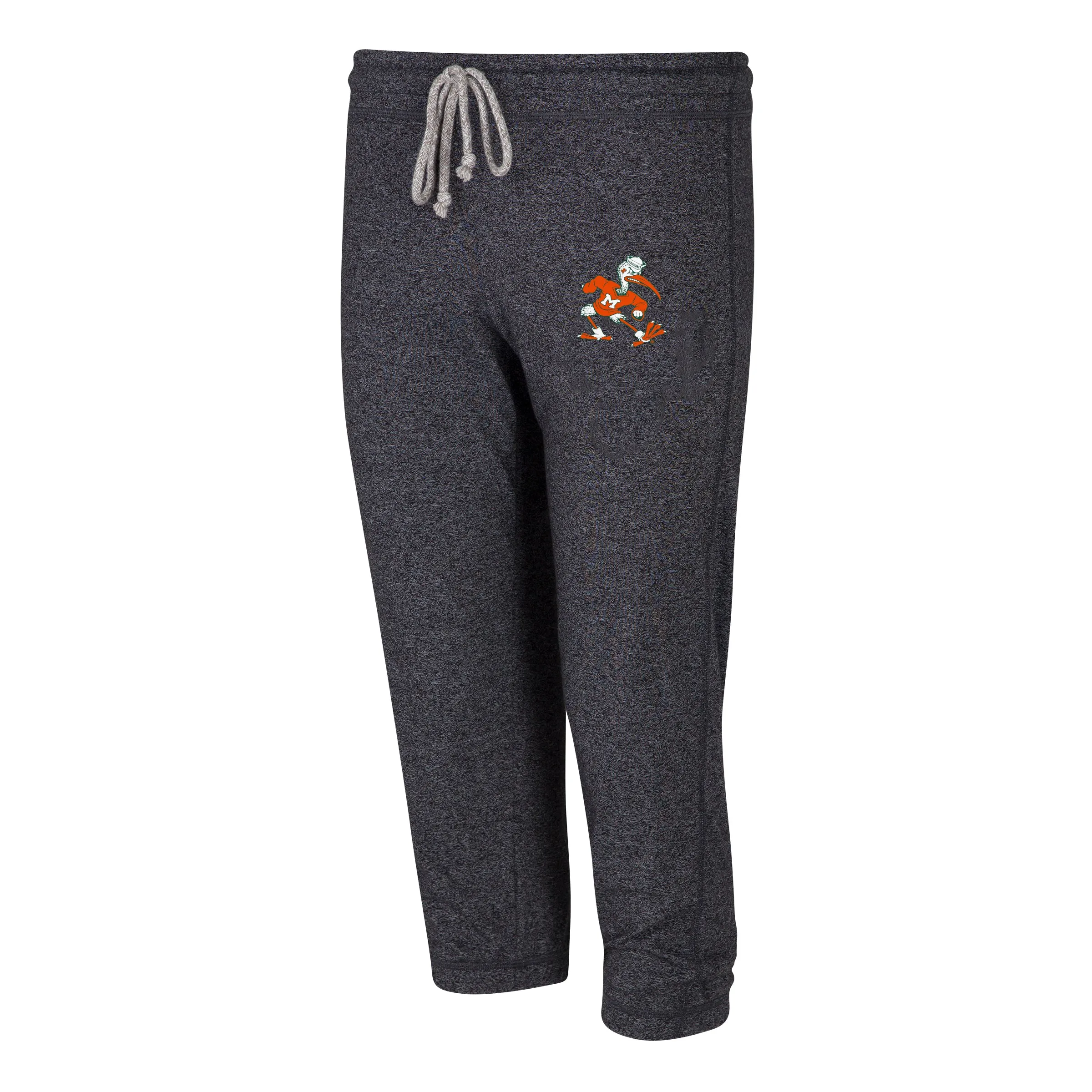 Miami Hurricanes Women's Quest Capri Leggings - Heather Black