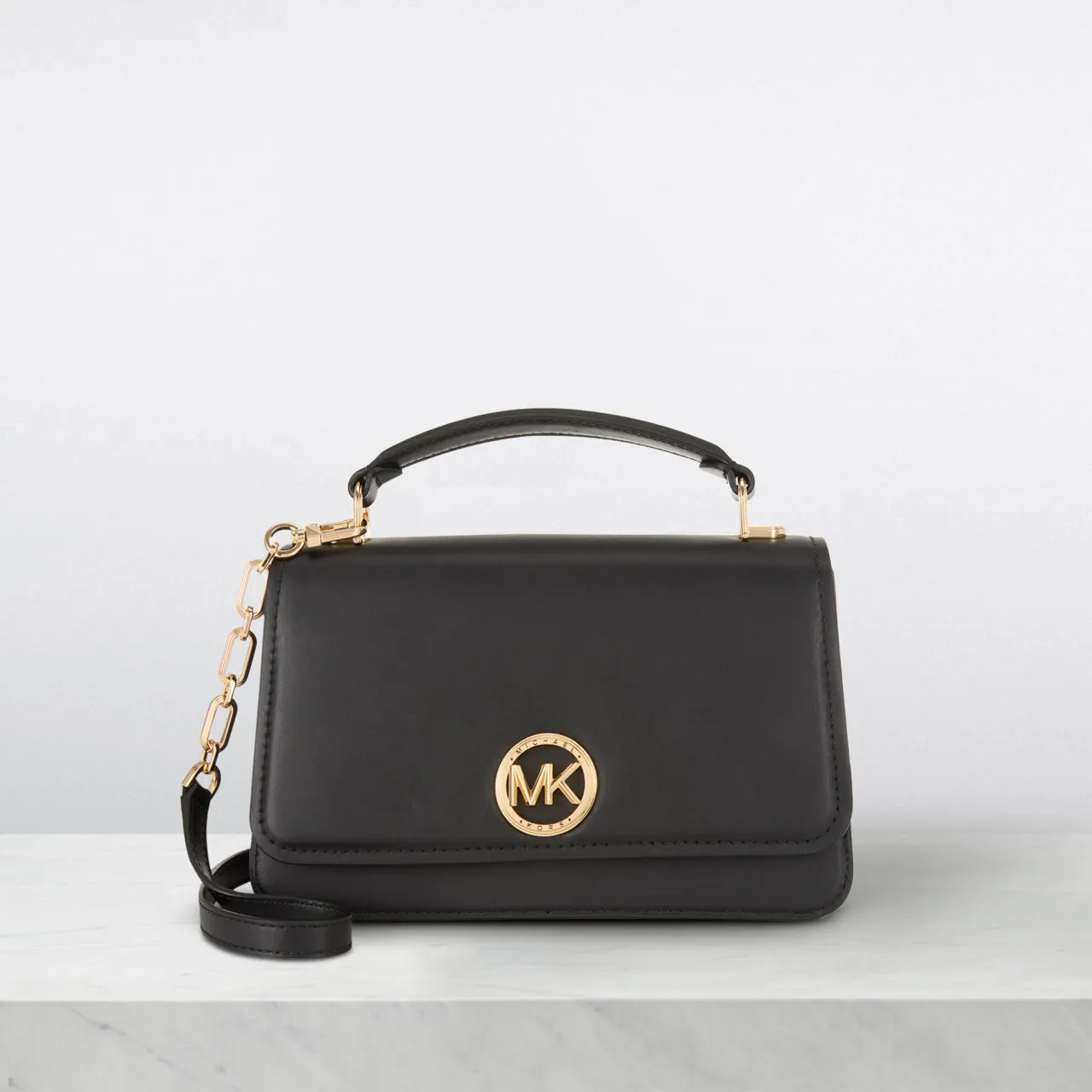 MICHAEL KORS Delancey Medium Crossbody Bag - Black