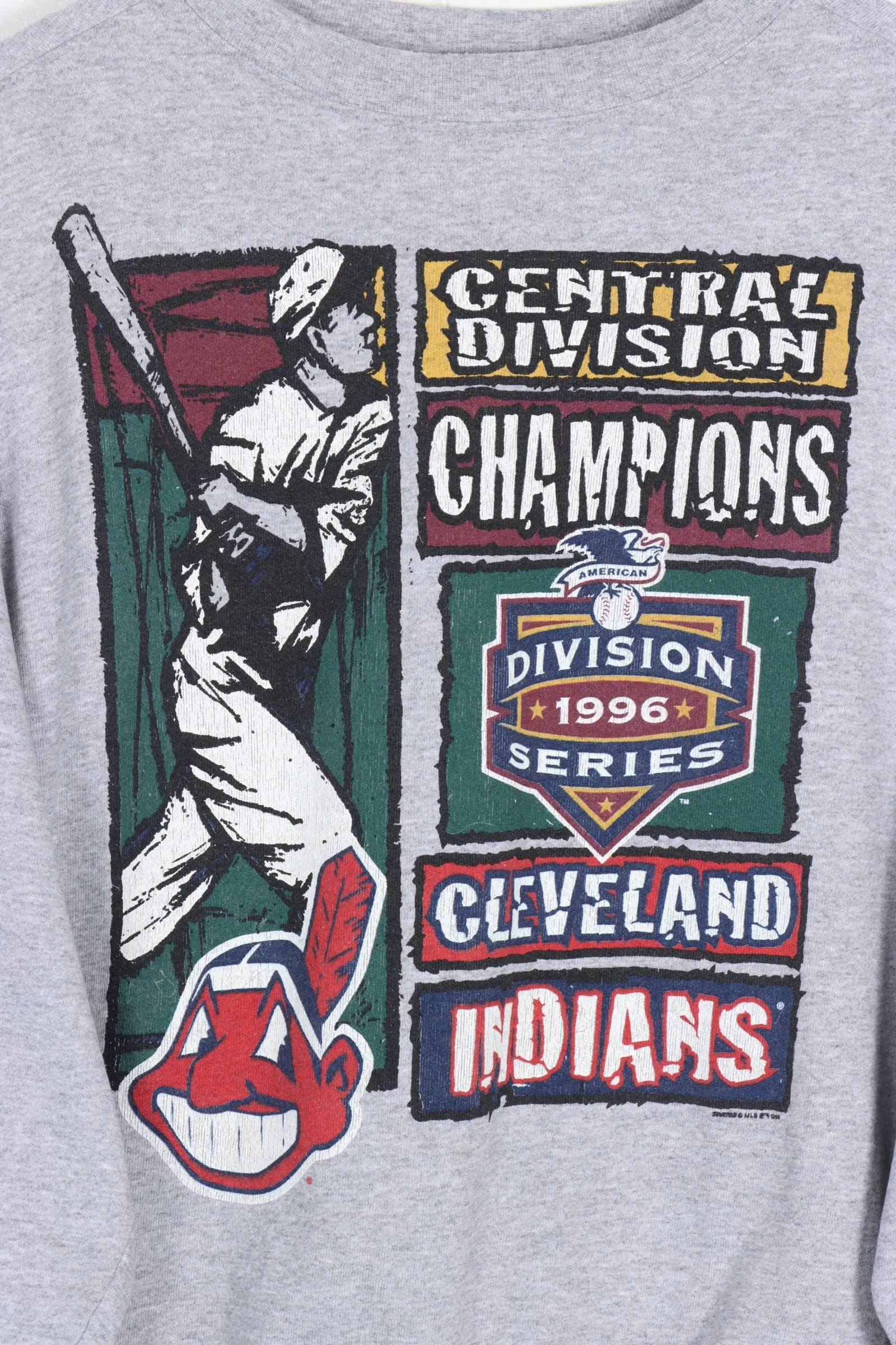 MLB 1996 Cleveland Indians STARTER Sweatshirt USA Made (XL)