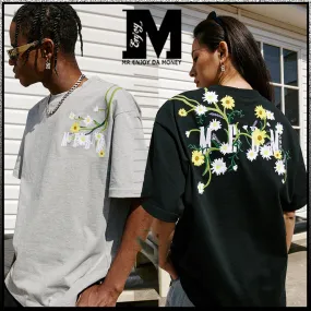 MR. ENJOY DA MONEY  |Crew Neck Unisex Sweat Street Style Cotton Short Sleeves