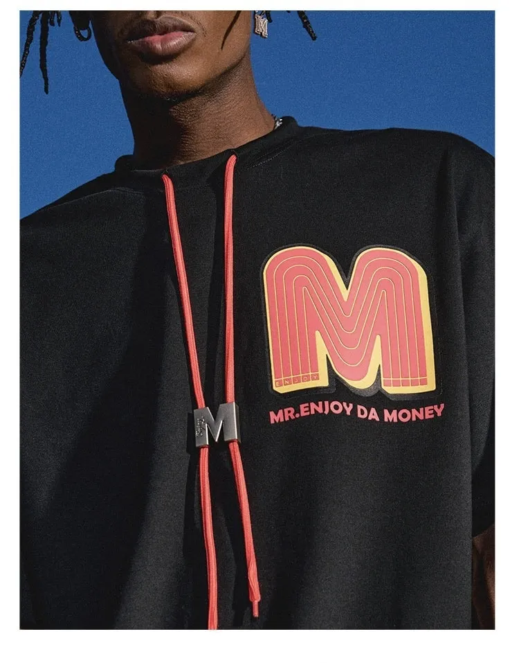 MR. ENJOY DA MONEY  |Unisex Street Style U-Neck Plain Cotton Short Sleeves