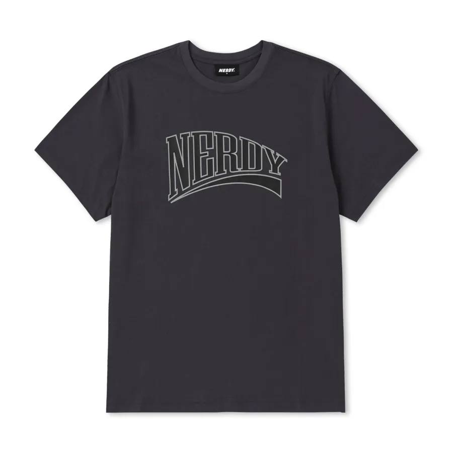 NERDY  |●NERDY● Big Arch Logo Short Sleeve T-Shirt (4color)