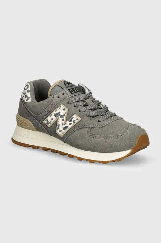 New Balance suede sneakers 574 gray color WL574IJ2