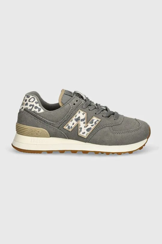 New Balance suede sneakers 574 gray color WL574IJ2