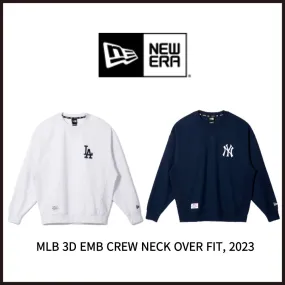 New Era  |Unisex Oversized Logos on the Sleeves Logo Sweatshirts